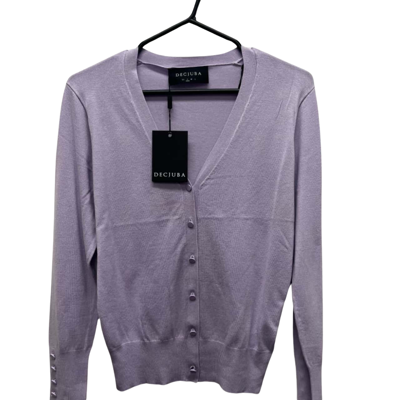 Decjuba Womens Size S Cardigans Purple (s)