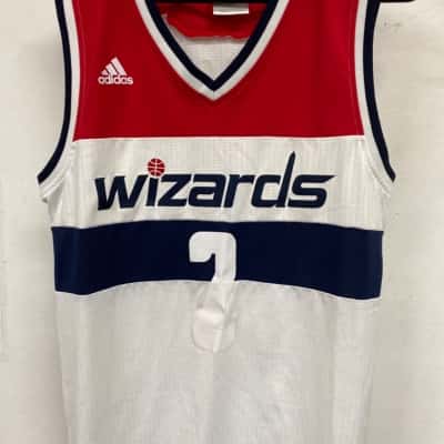 Wizards NBA Mens  Size S Blue / Red / White jersey 