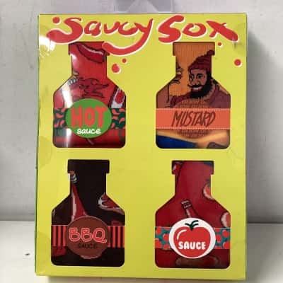  Mens saucy socks in box 