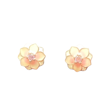 Pandora Womens Earrings Pink  / Silver 