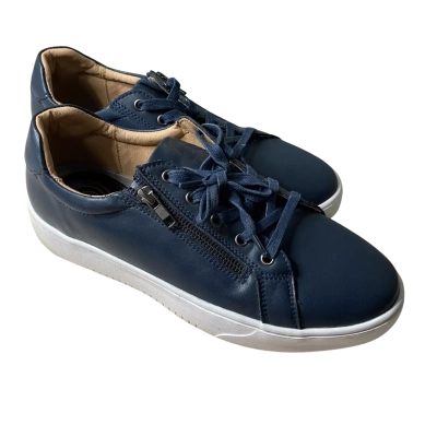 CC Resorts Navy/White Leather Sneakers Size 41