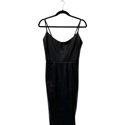 Steve Madden Black vegan leather size 6 dress