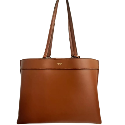 Oroton Womens Tote Bag Brown 