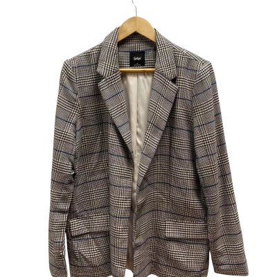 Sportsgirl Womens  Size 14 Black  & Blue Check Blazer