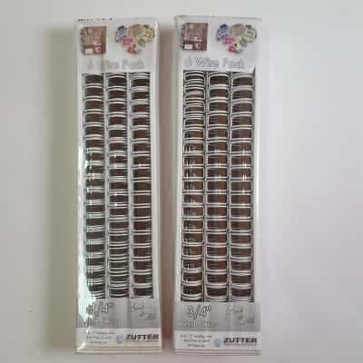 Zutter Binding Wire 3/4" White x 2 Packs - New Sealed