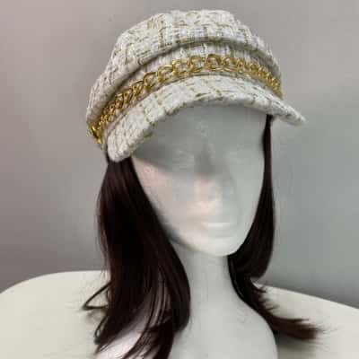  Womens  Cap with attached half hairpiece 