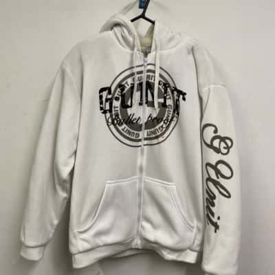  Mens  Size 2XL Hoodie White 