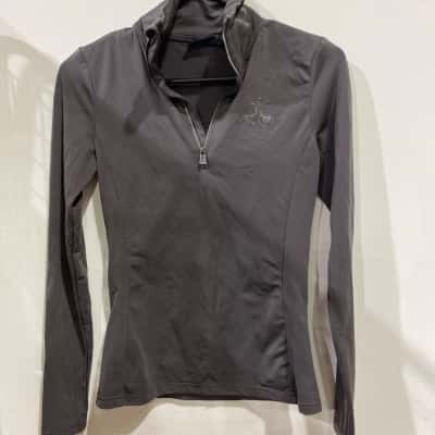 HV Polo  Womens  Long Sleeve Top Size XS Grey 