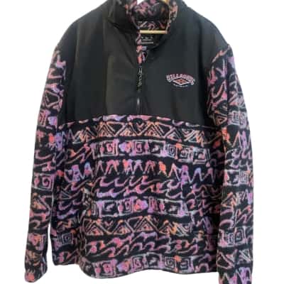 Billabong Mens  Size XL Quarter Zip  fleece top