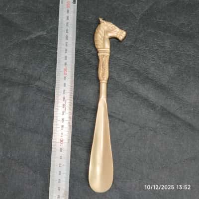 Brass Horse Head / Shoe Horn Vintage 