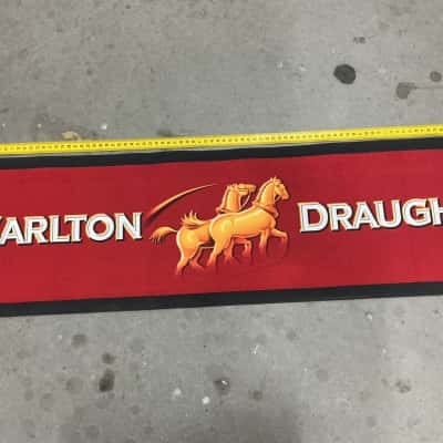 Carlton Draught Bar Mat - Red