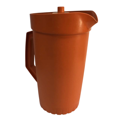 Vintage Tupperware Burnt Orange Pitcher/ Jug Approx 24cm high