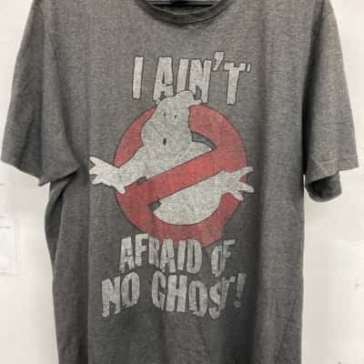 Ghostbusters Mens  Size XL Short Sleeve T-shirt Grey 