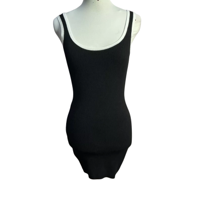 Mooloola Womens  Size 12 Midi Dress Black  / White 
