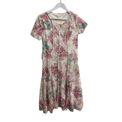 Noni B Womens  Size 10 Printed Lace Dress / Rose