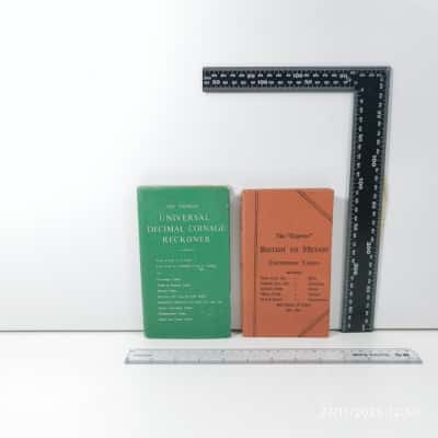 2x Vintage British Conversion and Reckoning Books 