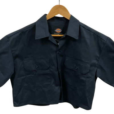 Dickies Ladies Crop Work Shirt Size 8