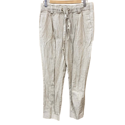 Witchery Beige/White Pinstripe Pants Size 10