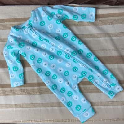 Seed Heritage Onesie  Size 0-3m / 000 Pale Green 