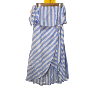 BNWT Jamie Size XL Off The Shoulder Dress Blue / Striped / White 