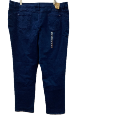 W. Lane Womens  jeans Size 20 Straight Leg Jeans / Stretch Jeans Navy Blue 