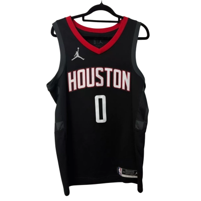 NBA Houston Westbrook Size M Jersey Black  
