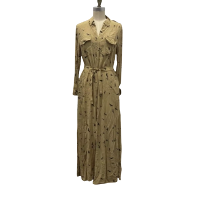Equipment Womens  Size S Maxi Dress Mustard 