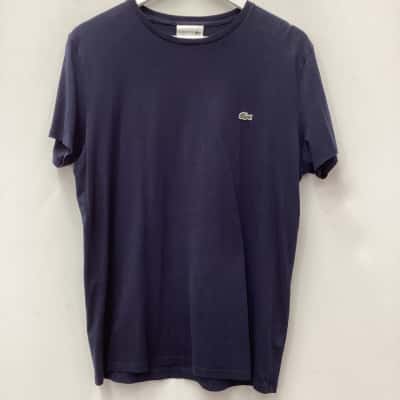 Lacoste T-Shirt Navy Blue - Size M