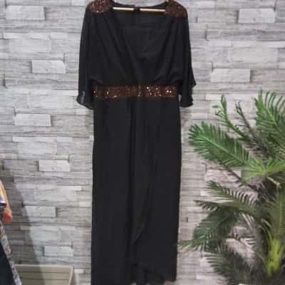 City Chic Womens  Size M Maxi Dress Blue 