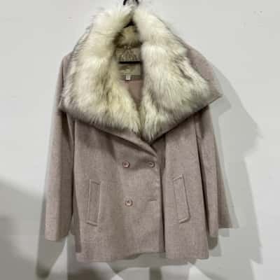 Forever New Womens  Short Pink Coat