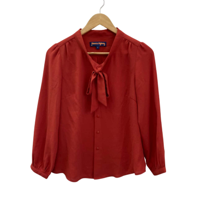 Princess Highway Womens  Size 8 Button Up Blouse Red 