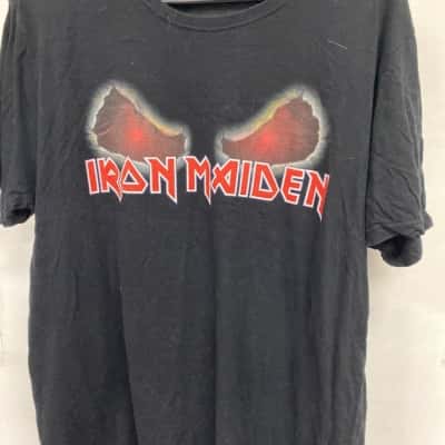 Iron Maiden Mens  Size XL Short Sleeve T-shirt Black  