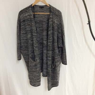COS Womens  Size M Cardigan Black  / Grey 