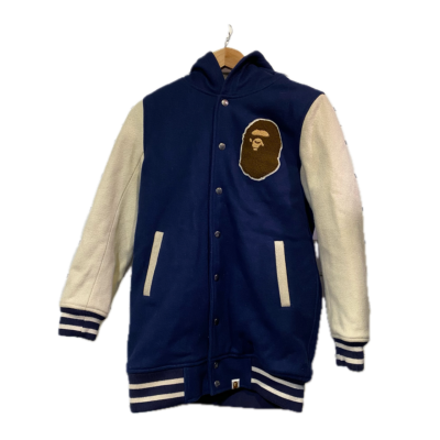 A Bathing Ape Mens Size XS Blue / White jacket