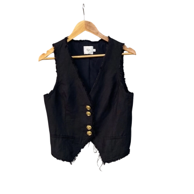 AJE Womens  Size 12 Vest Black  