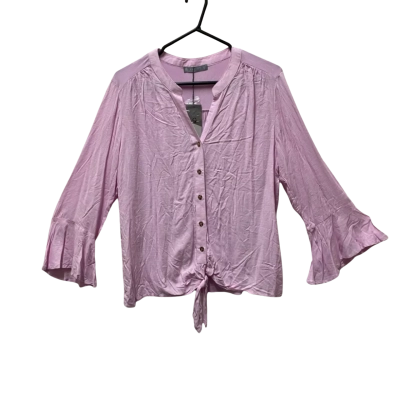 Katies Knit Top Womens  Size L Purple 