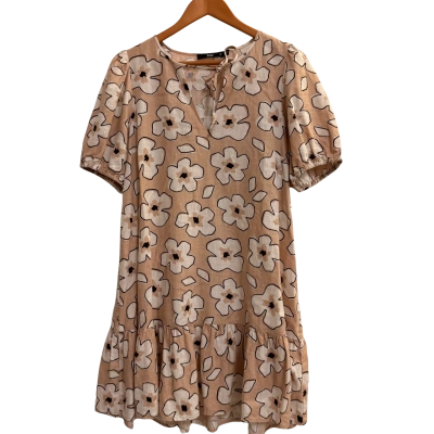 Sportsgirl Womens  Size 10 Mini Dress Beige / Brown 