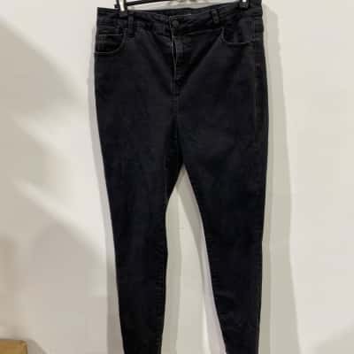 Decjuba Womens  Jeans Size 16 Black  