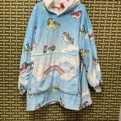 My Little Pony Onesie Ladies Girls Large Hooded Women’s Kids 