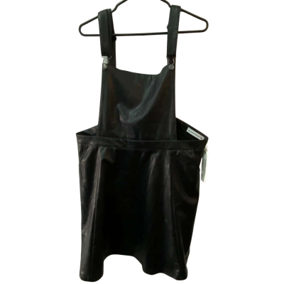 Black Friday / Dangerfield Womens  Size 20 Leather Skirt / Overalls Black  