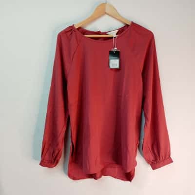 Capture Womens  Size 10 Long Sleeve Top Pink Marl