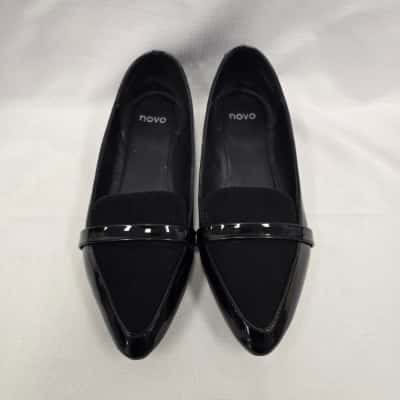 Novo Womens  Size 6 Black Everyday Shoes (Clarrisa) Black