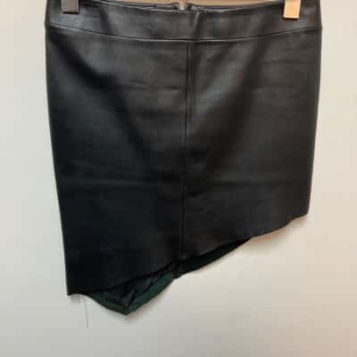 Bisonte Womens  Size S Asymmetrical Hemline Skirt Black  
