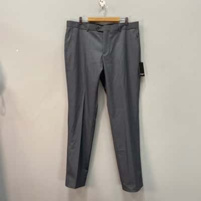 Connor Mens  Size 38 Slim fit Dress Pants Grey 