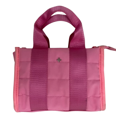 Small Pink Handbag with Shoulder Strap  