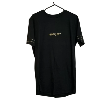 Nana Judy Mens  Size S Short Sleeve T-shirt Black  