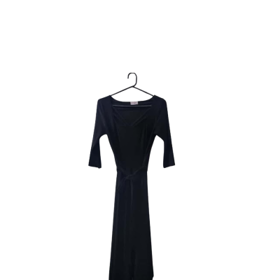 Leona Edmiston Women's Size 10 Midi Dress in Black  