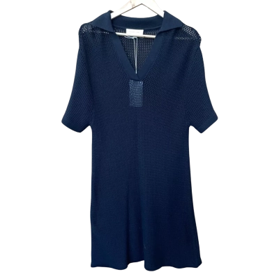 Assembly Label Black Lydia Knit Dress Size 8