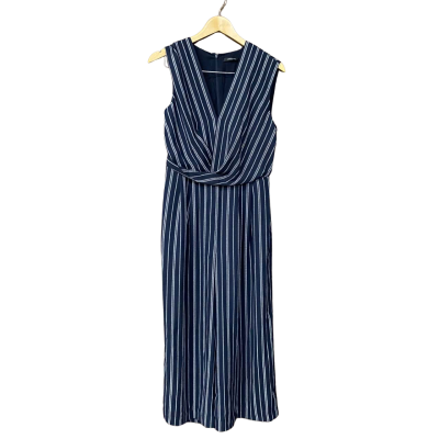 BNWT Portmans Womens  Size 10 Sleeveless Jumpsuit Navy Blue / Striped 