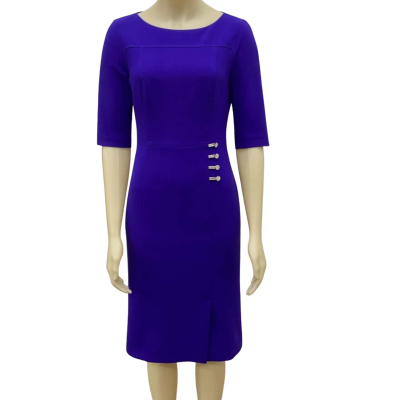 Hugo Boss Womens  Size 8 Cocktail Dress Purple 